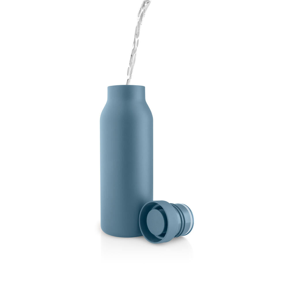 Eva Solo Urban Insulated Bottle, Thermo Bottle, Stainless SteelPlastic, Dusty Blue, 0.5 L, 575012