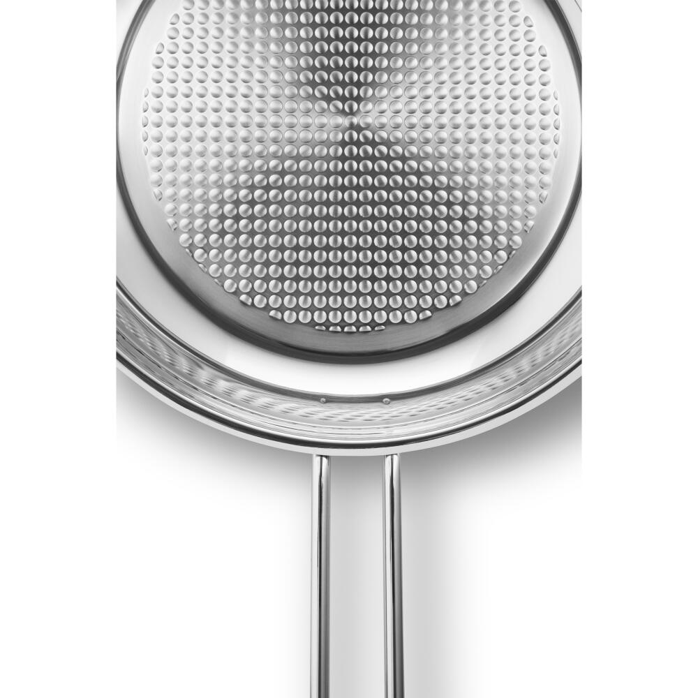 Eva Trio Stainless Steel Bratpfanne Honeycomb, Pfanne, Induktionsgeeignet, Aluminium, Edelstahl, Polished Steel, 20 cm, 303320