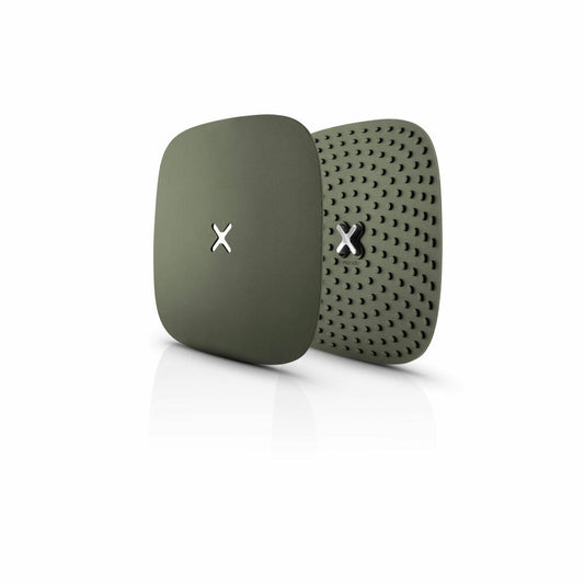 Eva Solo Topflappen Green Tools 2-tlg. mit Haken, Kunststoff, Silikon, Grün, 18 x 18 cm, 530625