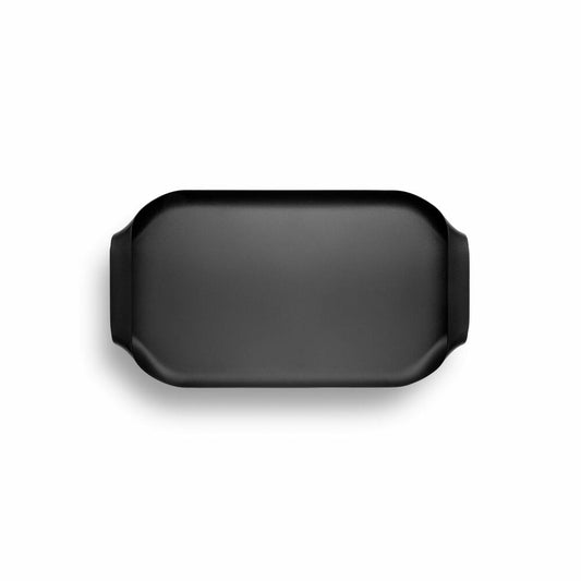 Eva Solo Serviertablett Black, Tablett, Edelstahl, Schwarz, 43 x 25 cm, 530602