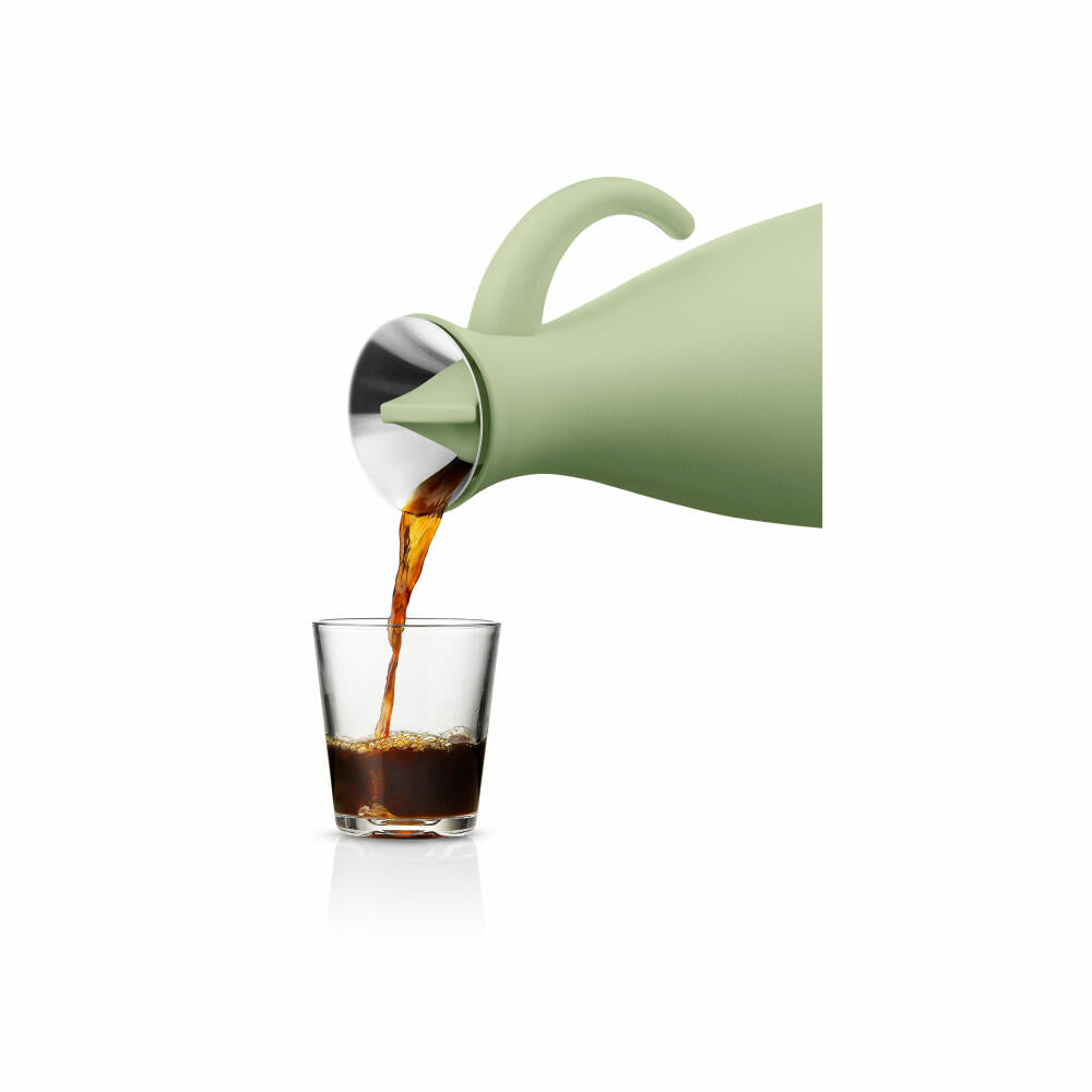 Eva Solo Isolierkanne Pistachio, Thermokanne, Edelstahl, Glas, Grün, 1 L, 502890