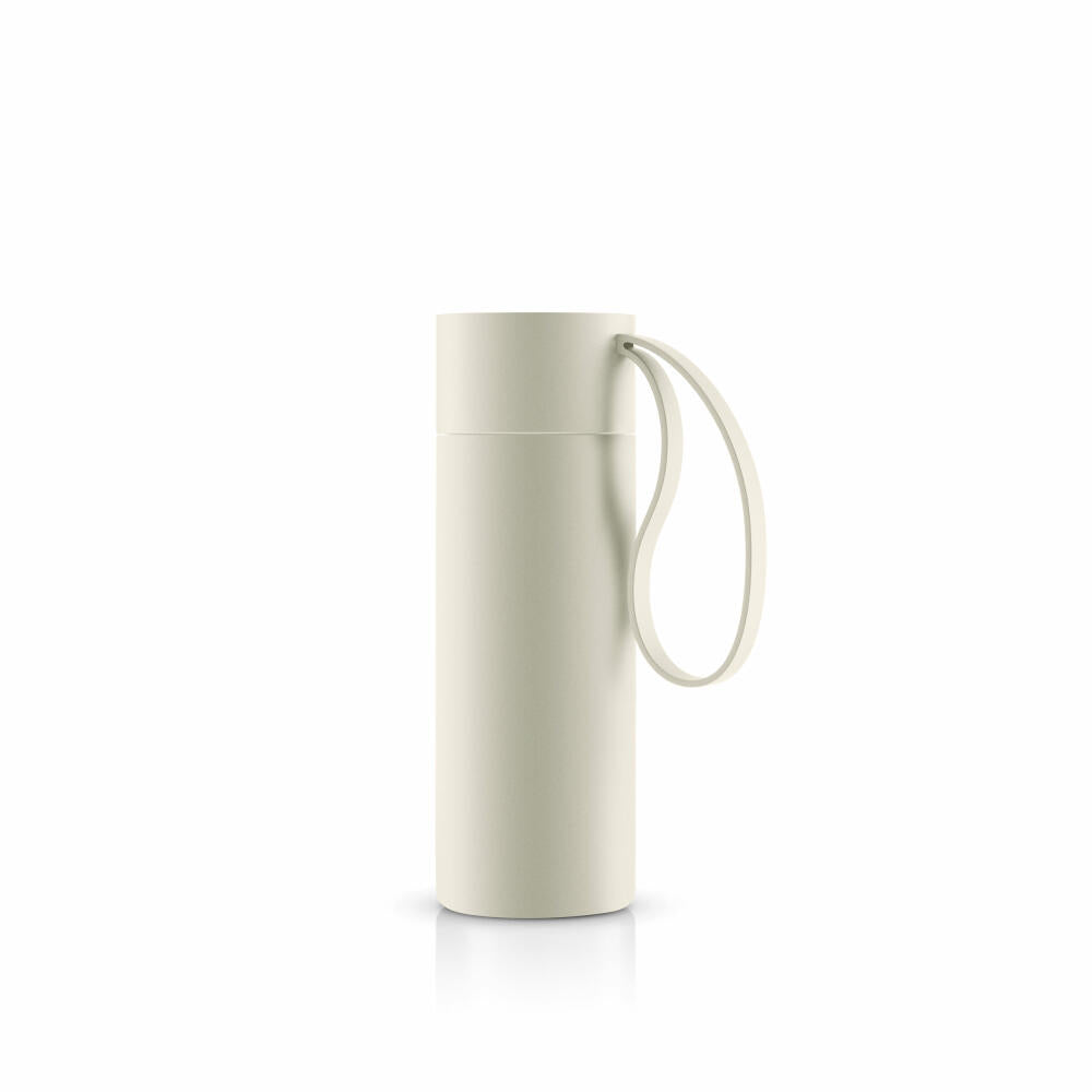 Eva Solo Isolierbecher To Go Cup Coconut, Edelstahl, Kunststoff, Beige, 350 ml, 567008