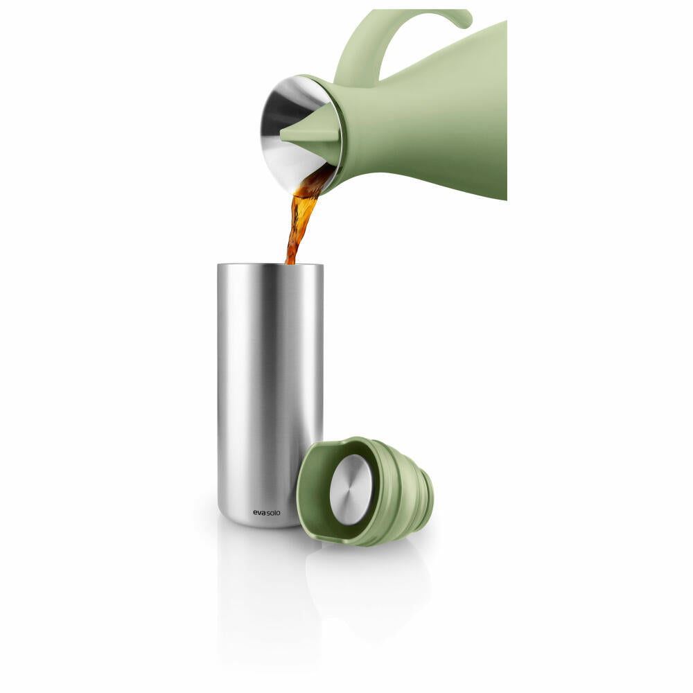 Eva Solo Isolierbecher Urban To Go Cup Pistachio, Edelstahl, Kunststoff, Grün, 350 ml, 567115