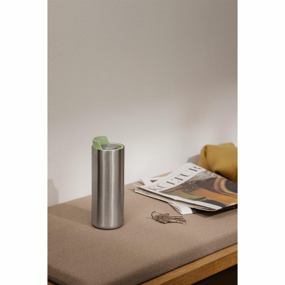 Eva Solo Isolierbecher Urban To Go Cup Pistachio, Edelstahl, Kunststoff, Grün, 350 ml, 567115