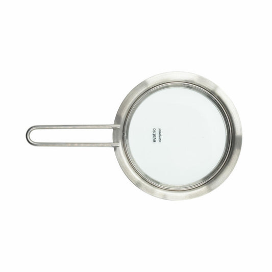 Eva Solo Glasdeckel, Topfdeckel, Pfannendeckel, Edelstahl, Glas, Silberfarben, 13 cm, 301013