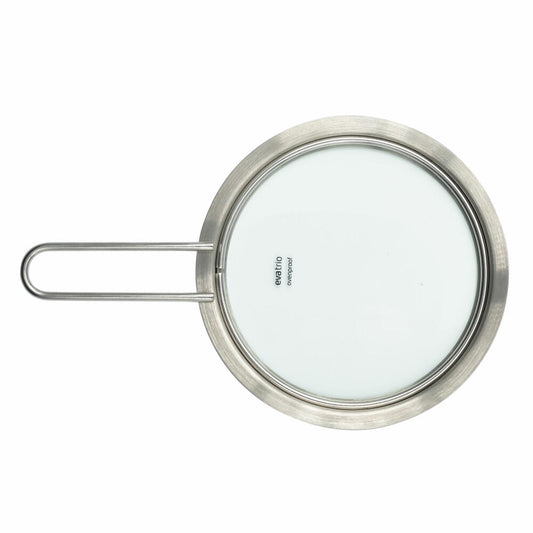 Eva Solo Glasdeckel, Topfdeckel, Pfannendeckel, Edelstahl, Glas, Silberfarben, 16 cm, 301016