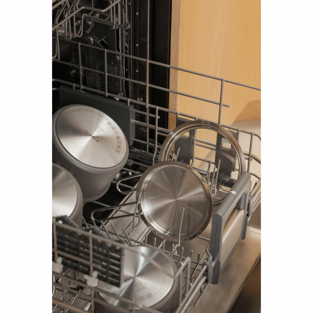 Eva Solo Glasdeckel, Topfdeckel, Pfannendeckel, Edelstahl, Glas, Silberfarben, 16 cm, 301016