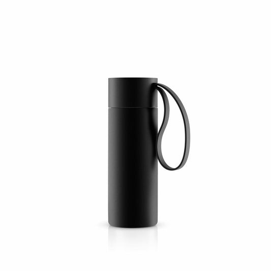 Eva Solo Isolierbecher To Go Cup Black, Edelstahl, Kunststoff, Schwarz, 350 ml, 567010