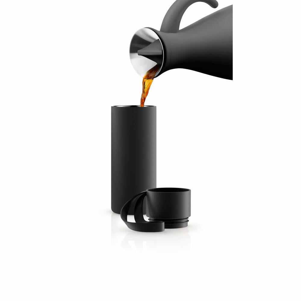 Eva Solo Isolierbecher To Go Cup Black, Edelstahl, Kunststoff, Schwarz, 350 ml, 567010