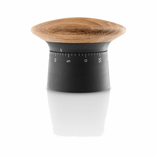 Eva Solo Kurzzeitmesser Nordic Kitchen, Eieruhr, Kunststoff, Holz, Schwarz, 520458