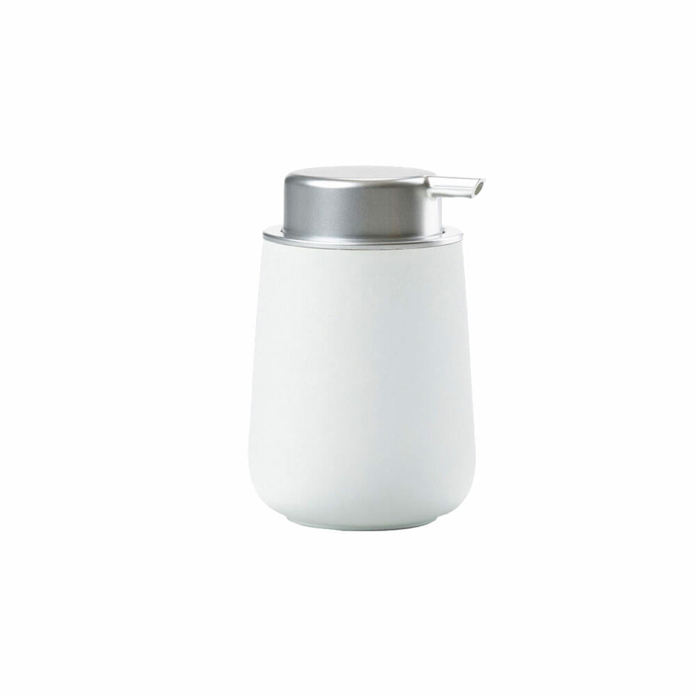 Zone Denmark Soap Dispenser Nova, Soap Dispenser, Dosing Dispenser, Porcelain, White, 250 ml, 330101