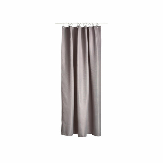 Zone Denmark Duschvorhang Lux, Badvorhang, Badewannenvorhang, Polyester, Grey, 200 x 180 cm, 330128