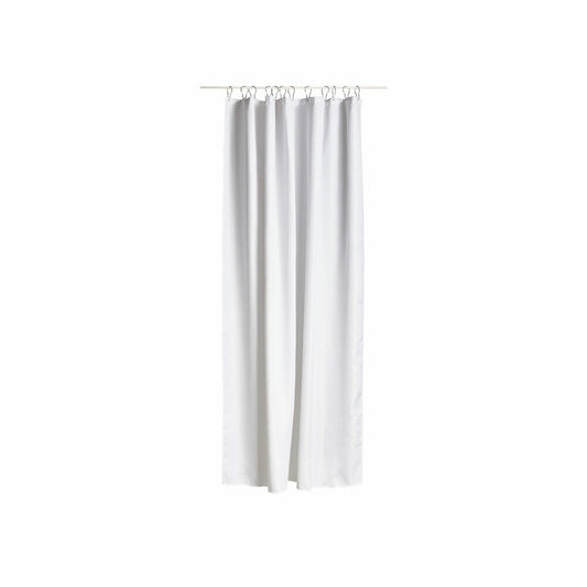 Zone Denmark Duschvorhang Lux, Badvorhang, Badewannenvorhang, Polyester, White, 200 x 180 cm, 330129