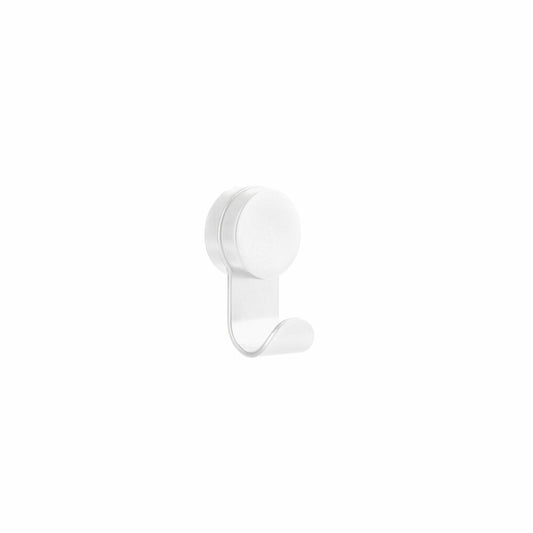 Zone Denmark Haken Puck Hook Single, Wandhaken, Wandgarderobe, Wand Haken, ABS, White, 14 cm, 330254