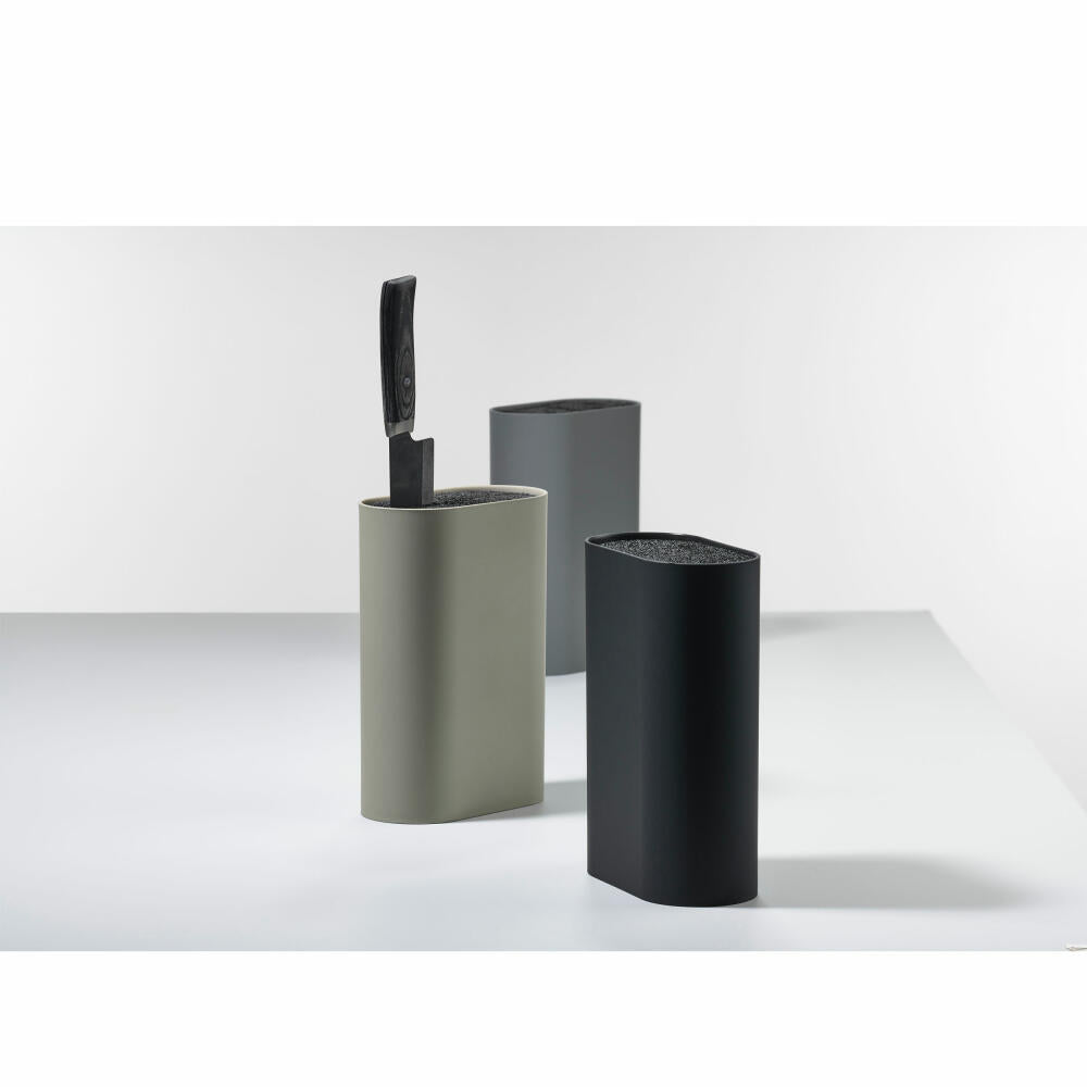 Zone Denmark Knife Block Singles, Knife Block, Knife Holder, Plastic, Black, 330468