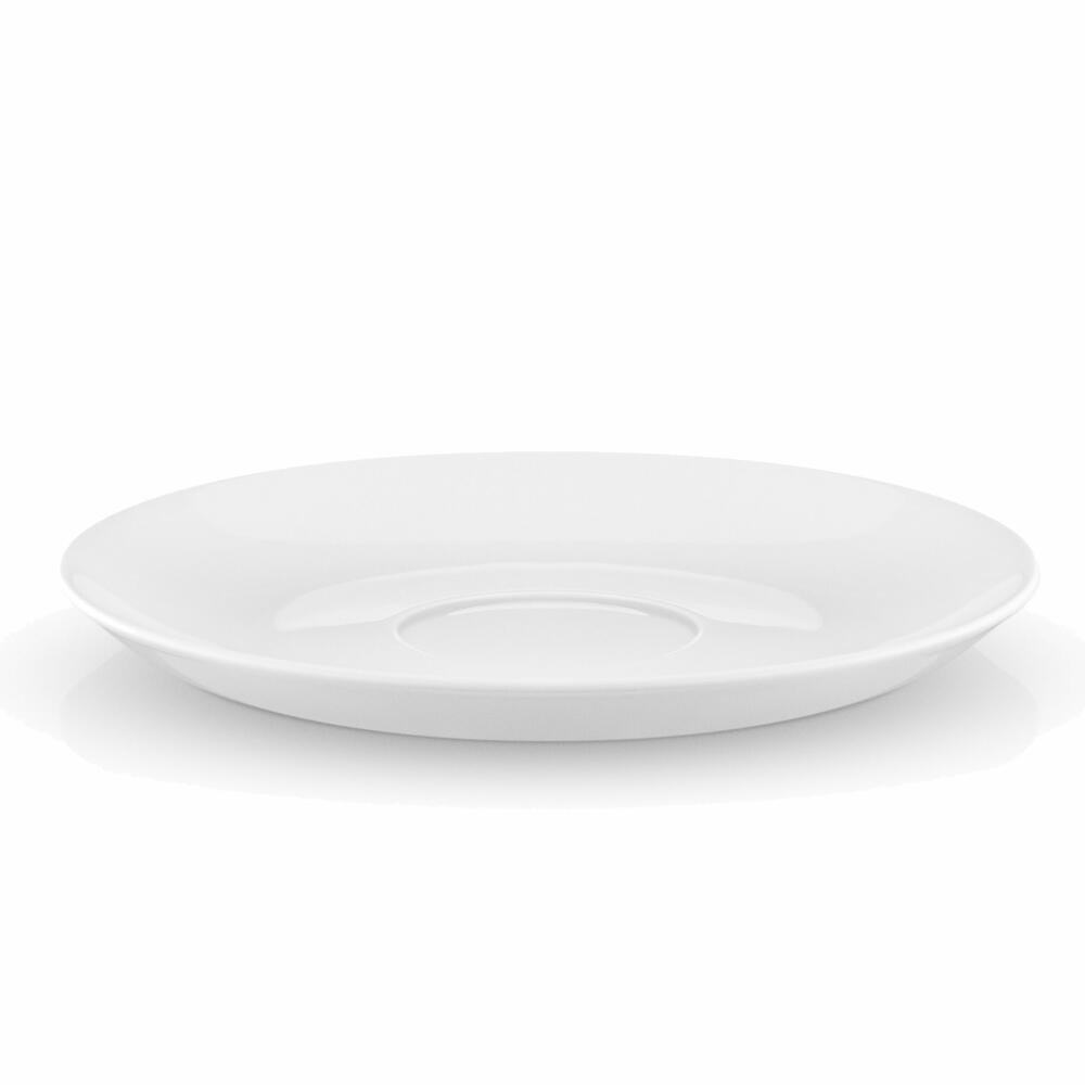 Eva Solo Legio Untertasse, Unterteller, Kaffee, Tee, Trinken, Servieren, Porzellan, Weiß, Ø 16 cm, 886250