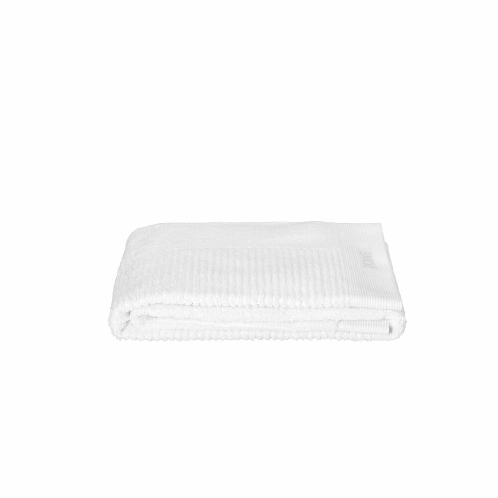 Zone Denmark Badehandtuch Classic, Duschtuch, Badetuch, Strandtuch, Handtuch, White, 140 x 70 cm, 330490