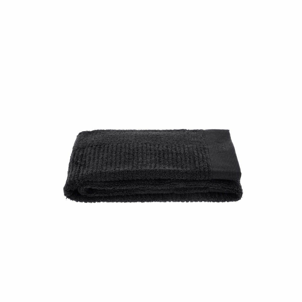 Zone Denmark Badehandtuch Classic, Duschtuch, Badetuch, Strandtuch, Handtuch, Black, 140 x 70 cm, 330491