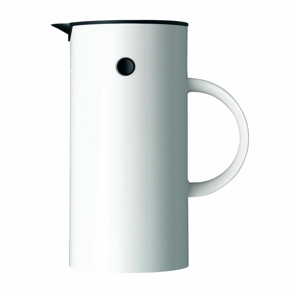 Stelton EM77 Isolierkanne, Thermokanne, Kanne, Kunststoff, Weiß, 500 ml, 965