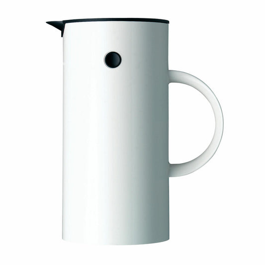 Stelton EM77 Isolierkanne, Thermokanne, Kanne, Kunststoff, Weiß, 500 ml, 965