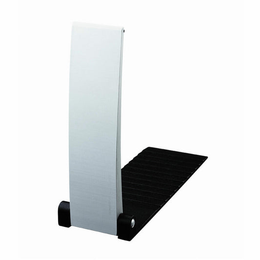 Stelton Flap tablet holder, designer holder CD and tablet, aluminum, x-1