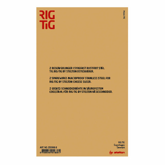 Rig-Tig 2 Ersatz-Schneidedrähte für Käseschneider & Hobel, Schneidwerkzeug fu•r Käse, Z00069-9