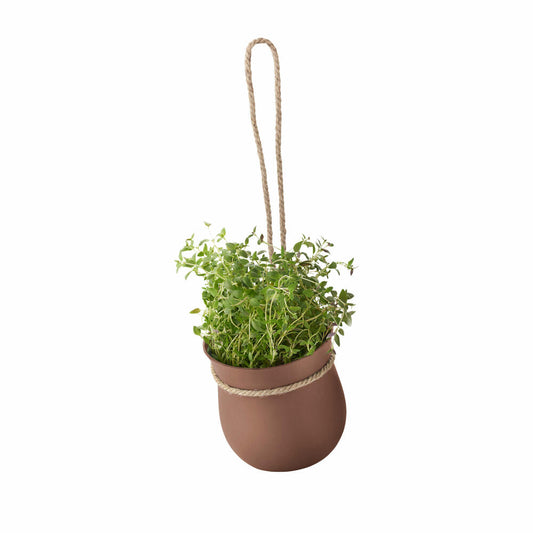 Rig-Tig Grow-It Kräutertopf, Blumentopf, Pflanzentopf, Pflanzkübel, Silikon, Terracotta, 13 cm, Z001301