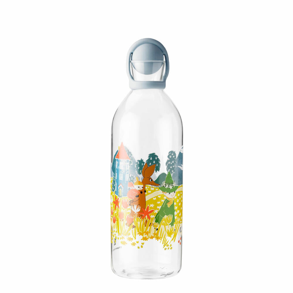 Rig-Tig Wasserkaraffe Cool-It Moomin Sky, Karaffe, Borosilikatglas, Blau, 1.5 L, Z00703-7
