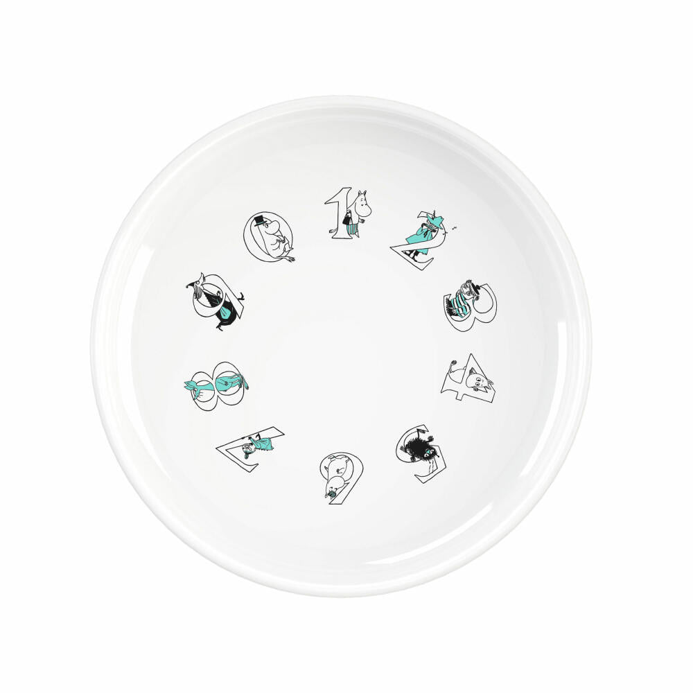 Rig-Tig Bowl Moomin ABC Turqouise, Bowl, Deep Plate, Plastic, Turquoise, 15 cm, Z00705-1