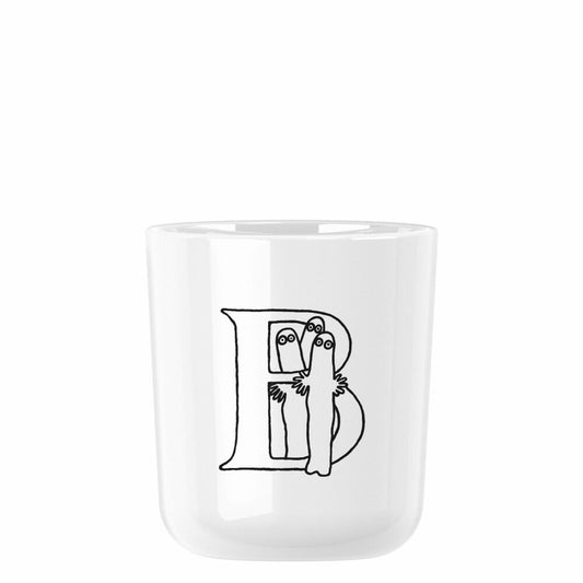 Rig-Tig Tasse Moomin ABC - B, Becher mit Buchstabe, Kunststoff, Weiß, 200 ml, Z00706-B