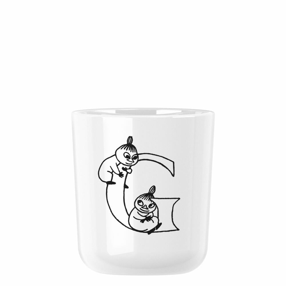 Rig-Tig Tasse Moomin ABC - G, Becher mit Buchstabe, Kunststoff, Weiß, 200 ml, Z00706-G
