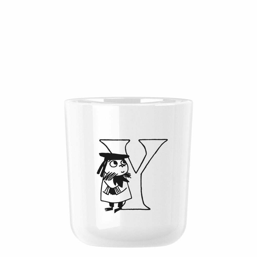Rig-Tig Tasse Moomin ABC - Y, Becher mit Buchstabe, Kunststoff, Weiß, 200 ml, Z00706-Y