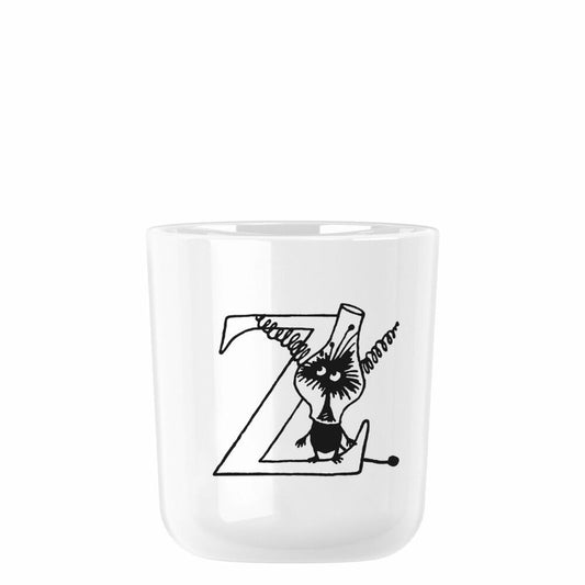 Rig-Tig Tasse Moomin ABC - Z, Becher mit Buchstabe, Kunststoff, Weiß, 200 ml, Z00706-Z