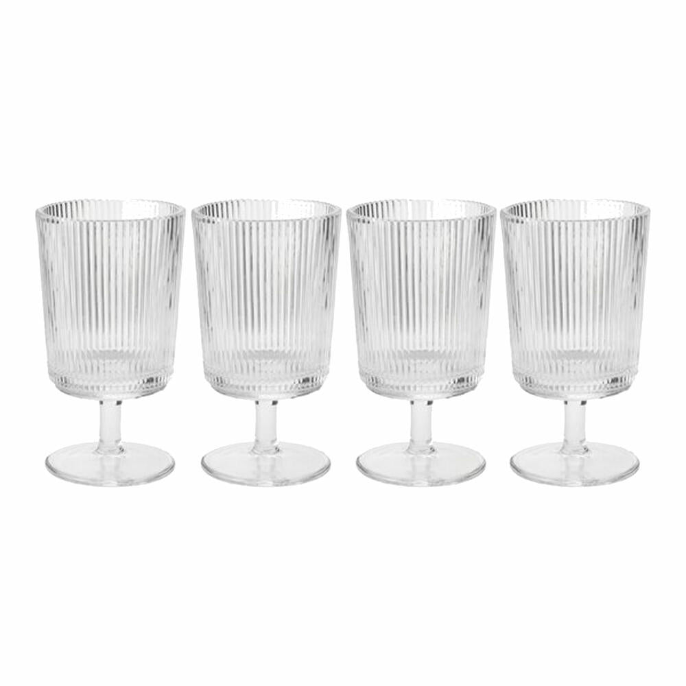 Stelton Weinglas 4er Set Pilastro, Trinkglas, Glas, Clear, 180 ml, X-520