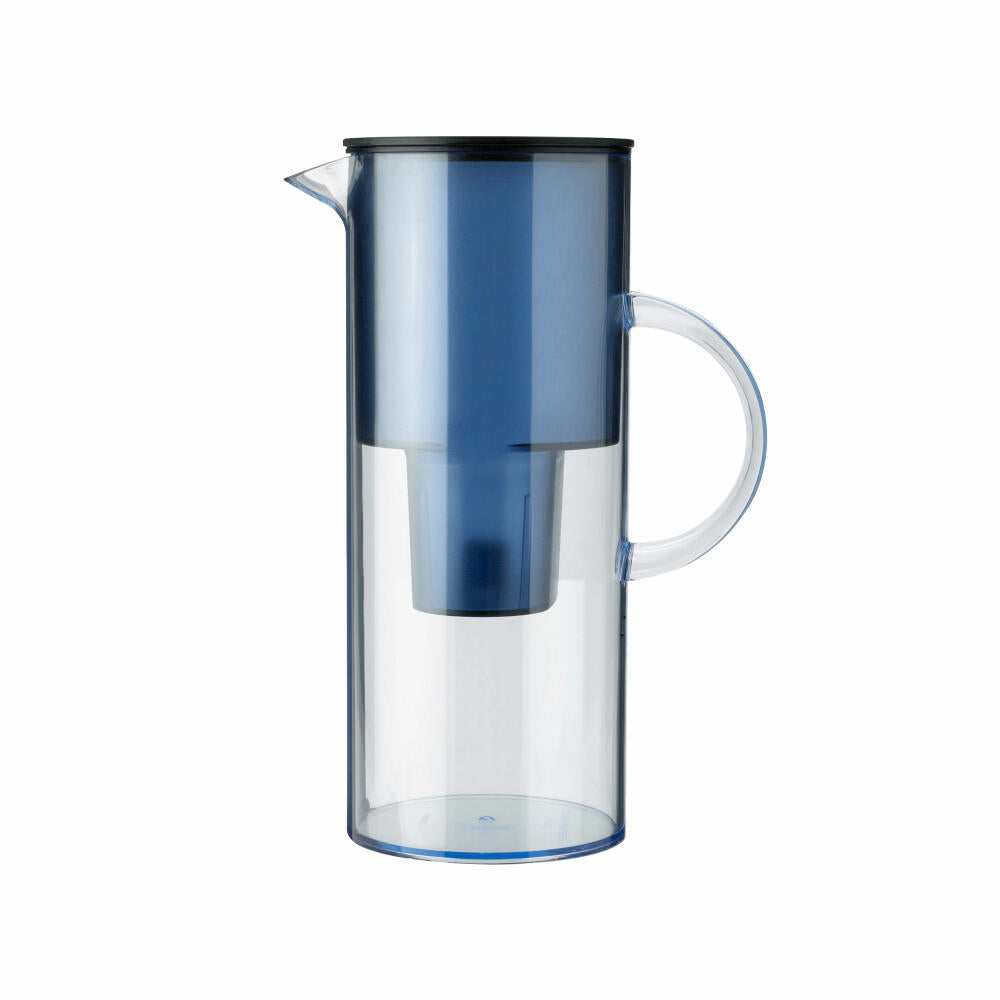 Stelton Wasserfilterkanne EM77, Erik Magnussen, Kunststoff, Blue, 2 L, 1310-13