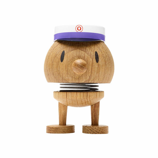 Hoptimist Baby Bumble Student Eiche, Klein, Wackelfigur, Wackel Figur, Dekoidee, Eiche, Natur, Ø 5 cm, 26348