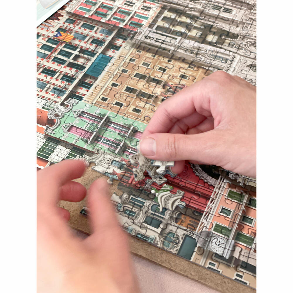 Martin Schwartz Puzzle Barcelona, ​​City Puzzle Spain, 50 x 70 cm, 1000 pieces, MS0607