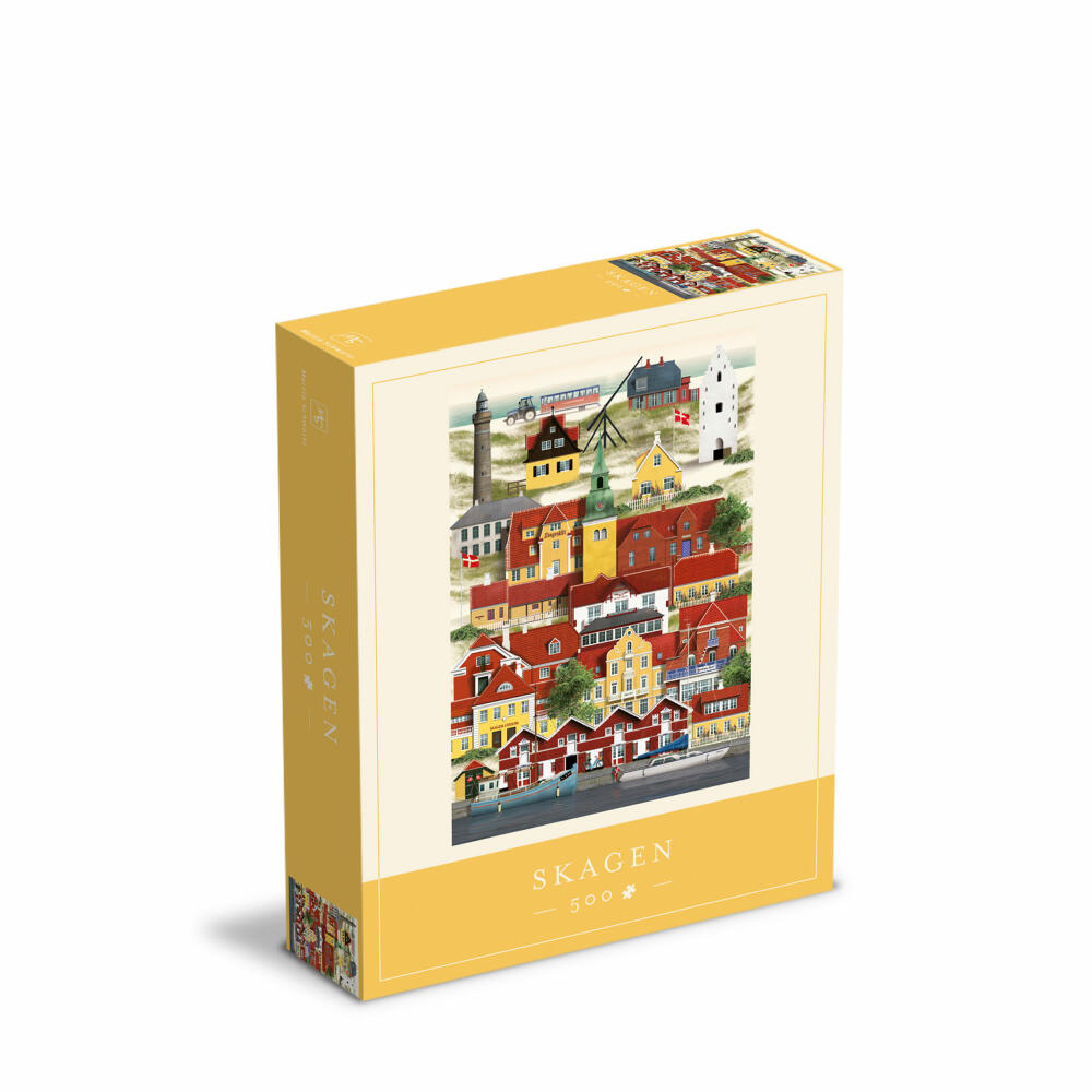 Martin Schwartz Puzzle Skagen, City Puzzle Denmark, 33 x 47 cm, 500 pieces, MS0611