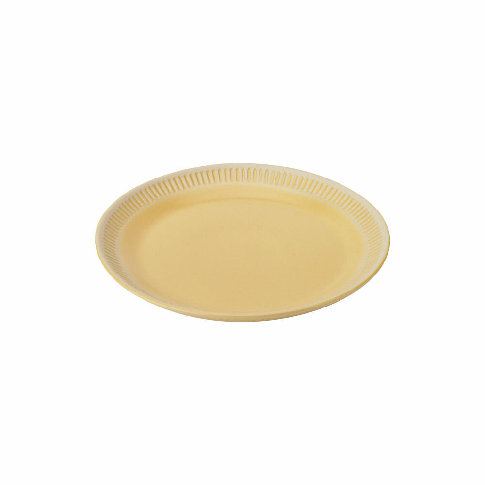Knabstrup Dinner Plate Colorit, Dinner Plate, Plate, Stoneware, Yellow, 19 cm, K1400-8