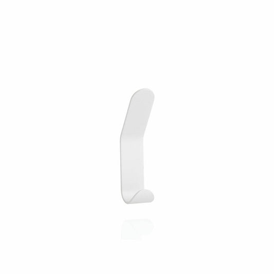 Zone Denmark Doppelhaken A-Double hook, Wandhaken, Wandgarderobe, Wand Haken, Metall, White, H 11 cm, 10584