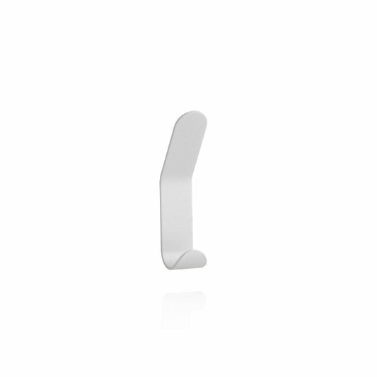 Zone Denmark Doppelhaken A-Double hook, Wandhaken, Wandgarderobe, Wand Haken, Metall, Soft Grey, H 11 cm, 10586