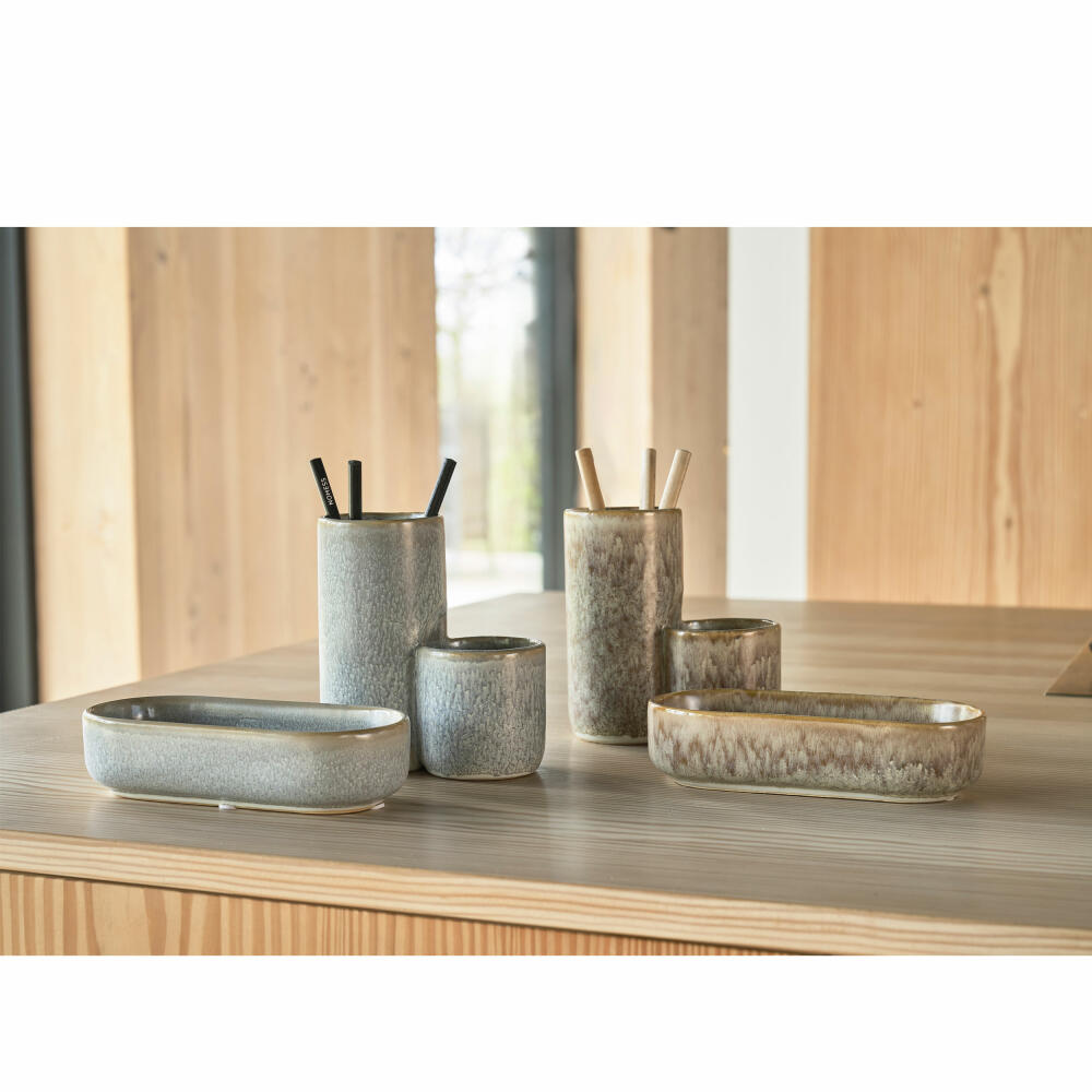 Villa Collection Schale Thine 18 x 8,5 x 4,5 cm Steingut, 11127