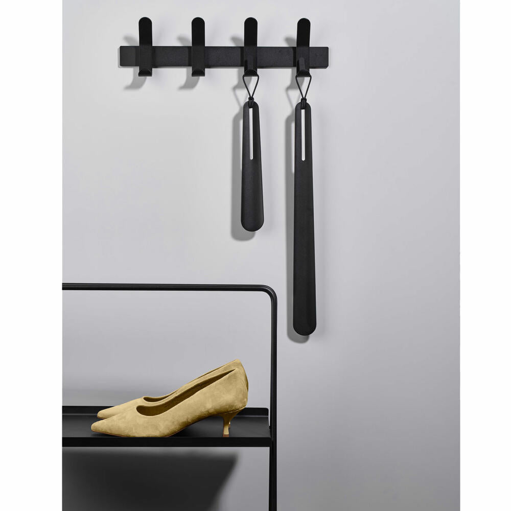 Zone Denmark Shoehorn A-Shoehorn, Shoehorn, Dressing Aid, Metal / Iron, Black, 45 cm, 12350