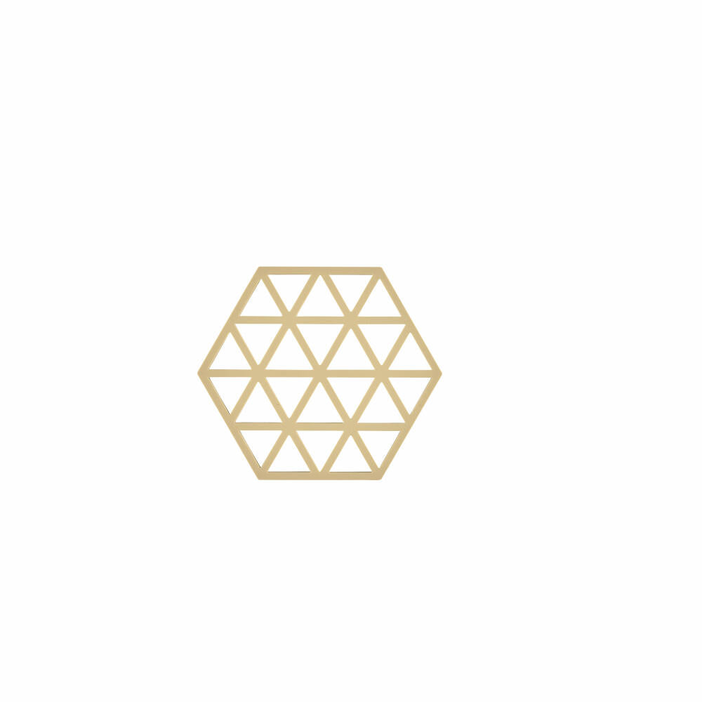Zone Denmark Coaster Triangles, Glass Coaster, Drinks Coaster, Silicone, Warm Sand, 12429