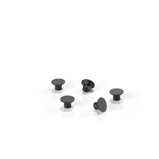 Zone Denmark Magnet A-bulletin board, 5er Set, für Pinnwand, Magnete, Aluminium, Black, 12784