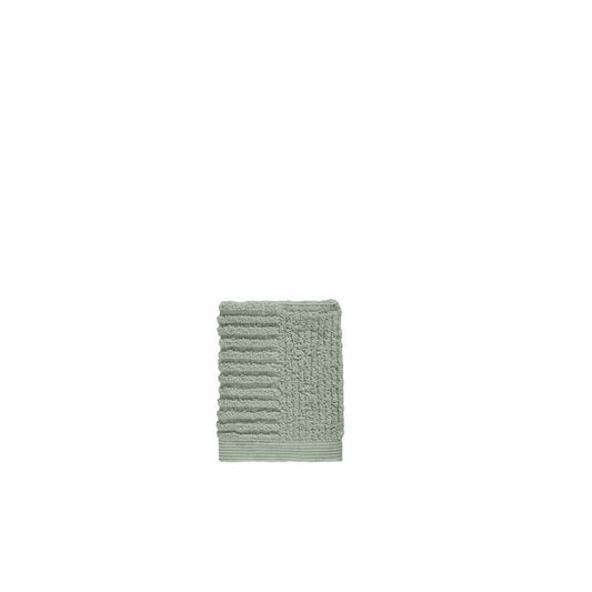 Zone Denmark Waschlappen Classic, Waschhandschuh, Baumwolle, Matcha Green, 30 x 30 cm, 15364