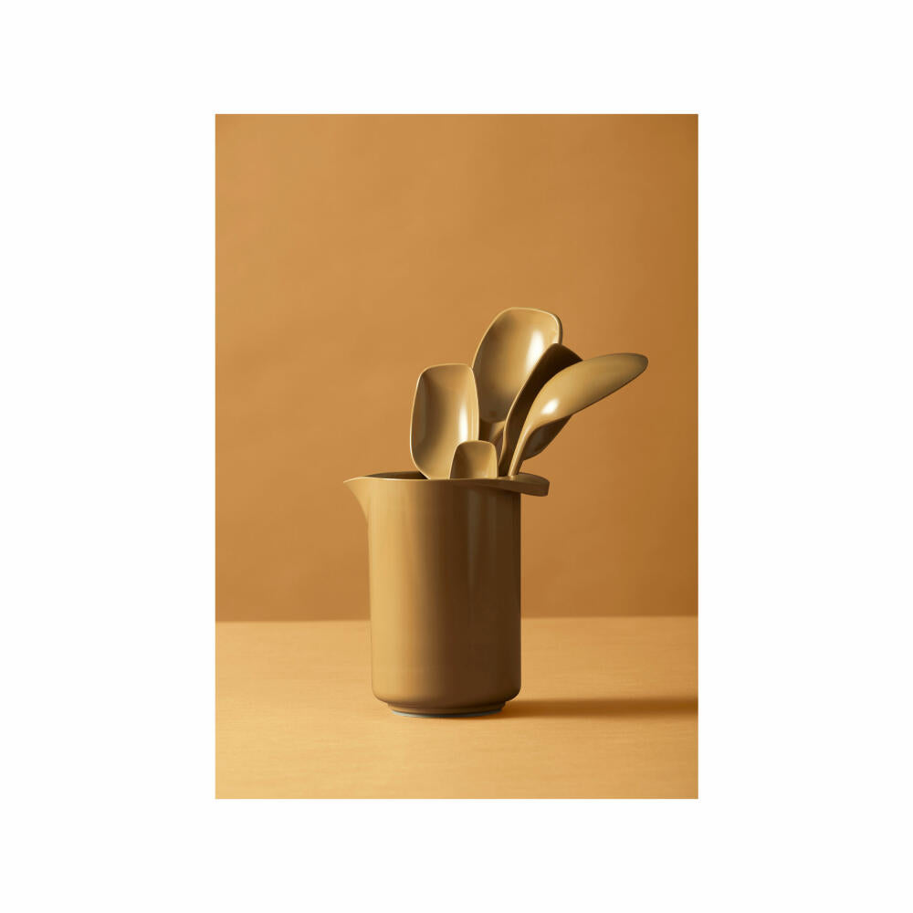 Rosti dough scraper Classic L, spatula, melamine, silicone, curry, 26 cm, 23779