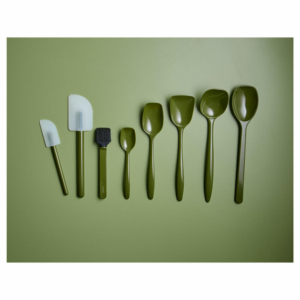 Rosti Baking Brush Classic, Kitchen Brush, Melamine, Silicone, Olive, 17 cm, 23796