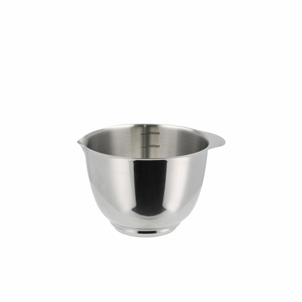 Rosti bowl set Margrethe 3-piece, bowls, steel, silver-colored, 1.5 + 2 + 3 L, 23921