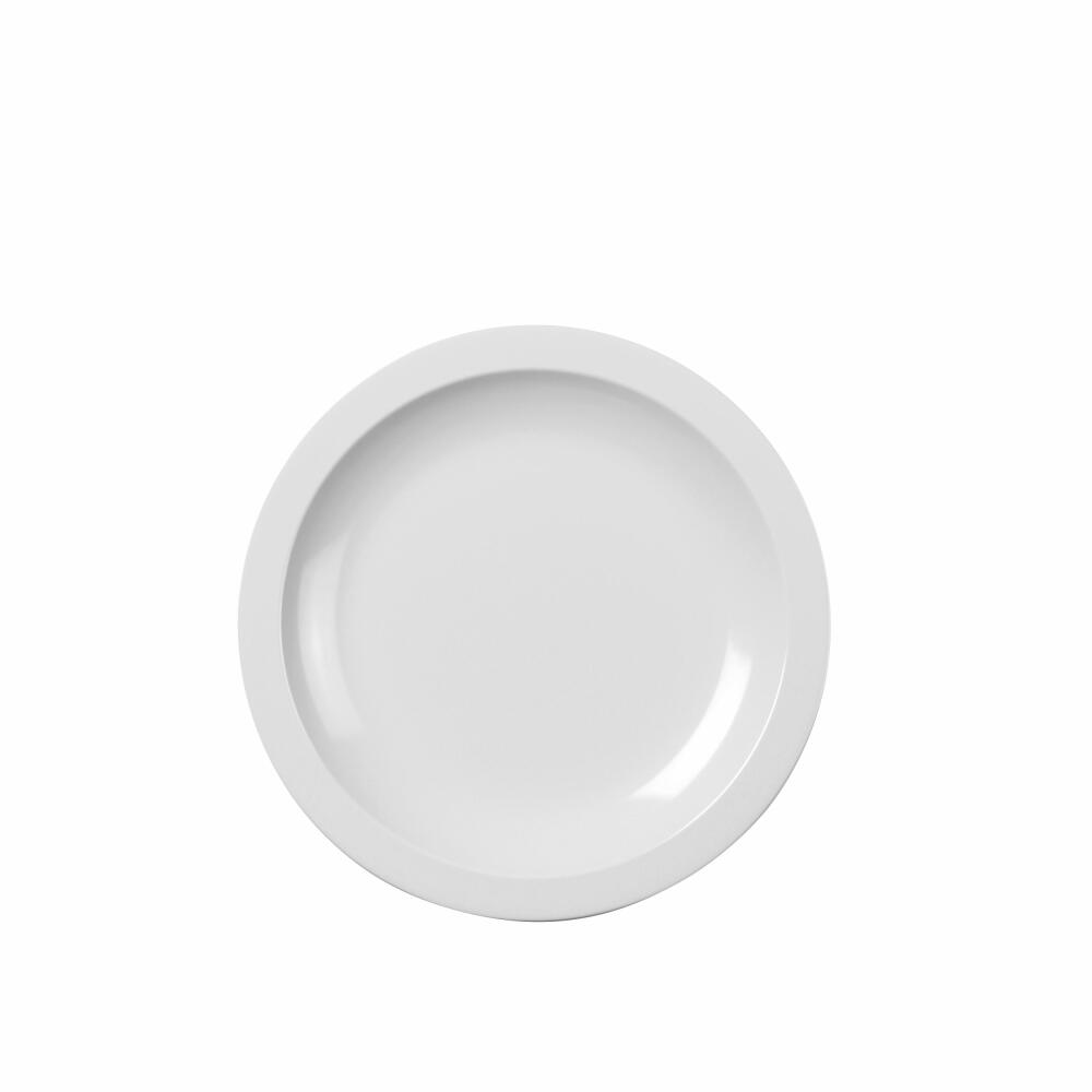 Rosti lunch plate Hamlet, dinner plate, plate, melamine, white, 21 cm, 23973